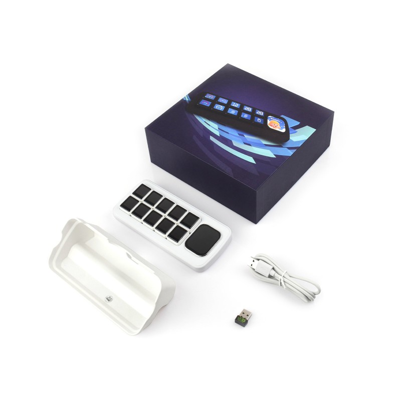 Waveshare MK10W Stream Deck contrôleur macro LCD blanc – Image 5