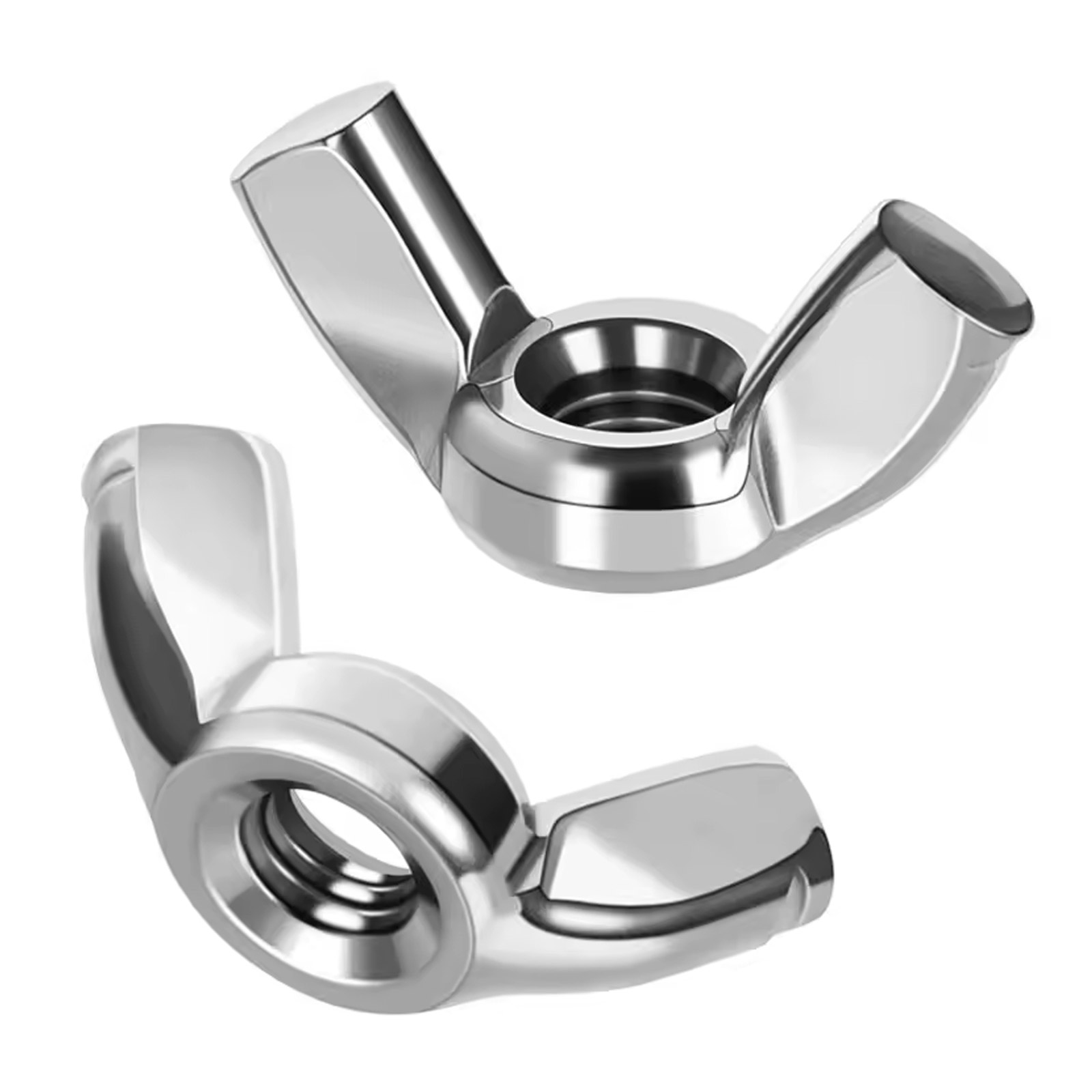 10x écrou à ailes M3 acier inoxydable 304 DIN315