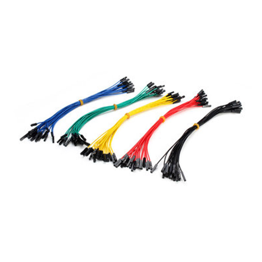 100 câbles Dupont / Jumper 20 cm femelle-femelle – Image 2