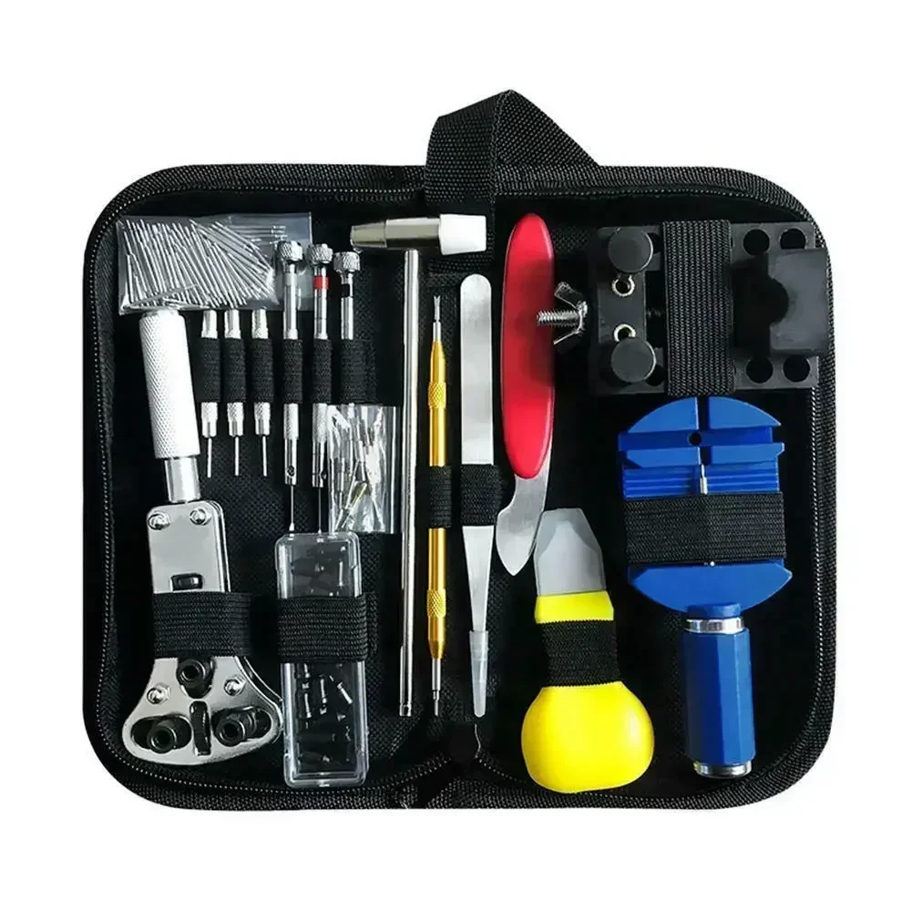 Kit d'outils d'horloger 147 pièces - Kit de réparation professionnel avec ouvre-boîtier