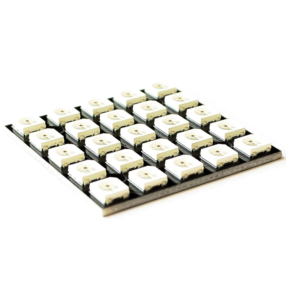 Panneau LED RGB 25Bit WS2812 5V similaire à Neopixel – Image 2