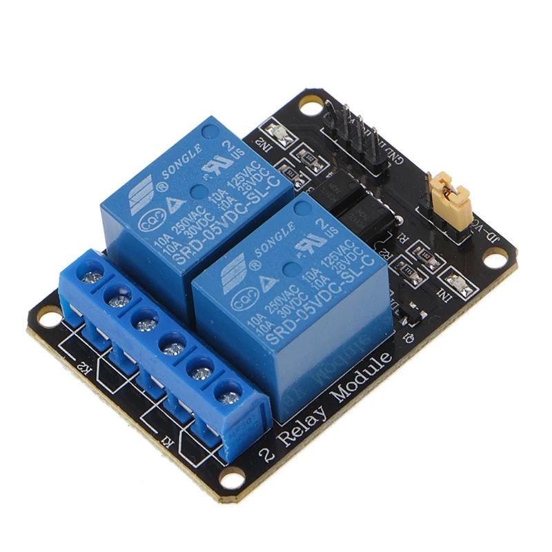Module relais 2 canaux 5V Low Level – Image 2