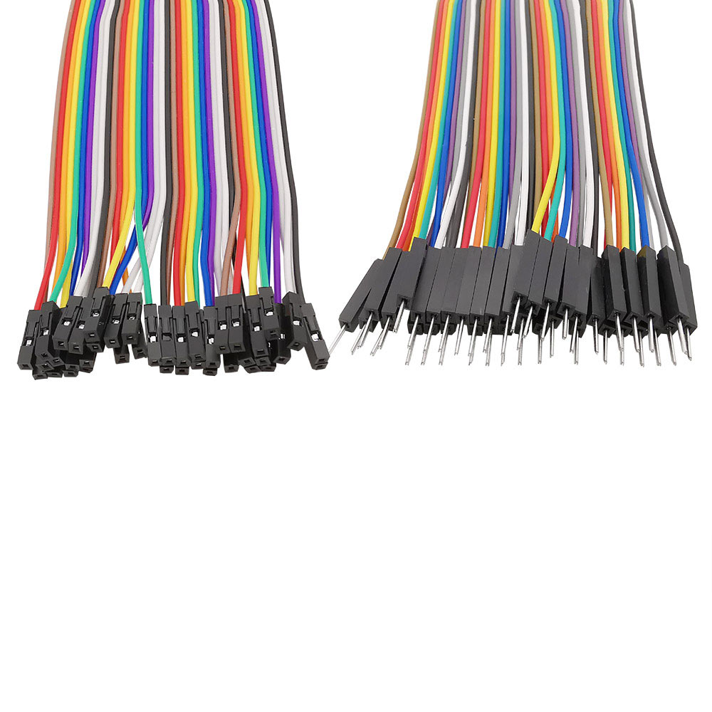 Câbles Dupont de connexion 3 x 40 broches 20 cm M2M / F2M / F2F – Image 4