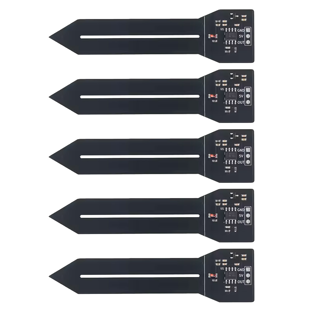 5x Capteur capacitif d'humidité du sol analogique 5V Arduino Raspberry Pi