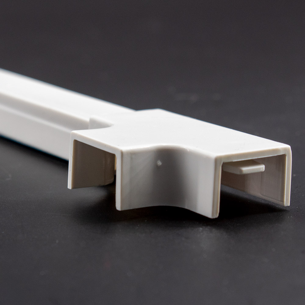 10x yourDroid pièce en T pour gaine de câbles 15x10 blanc – Image 6