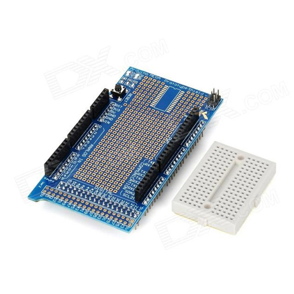 ProtoShield V3 avec mini breadboard pour Arduino MEGA2560