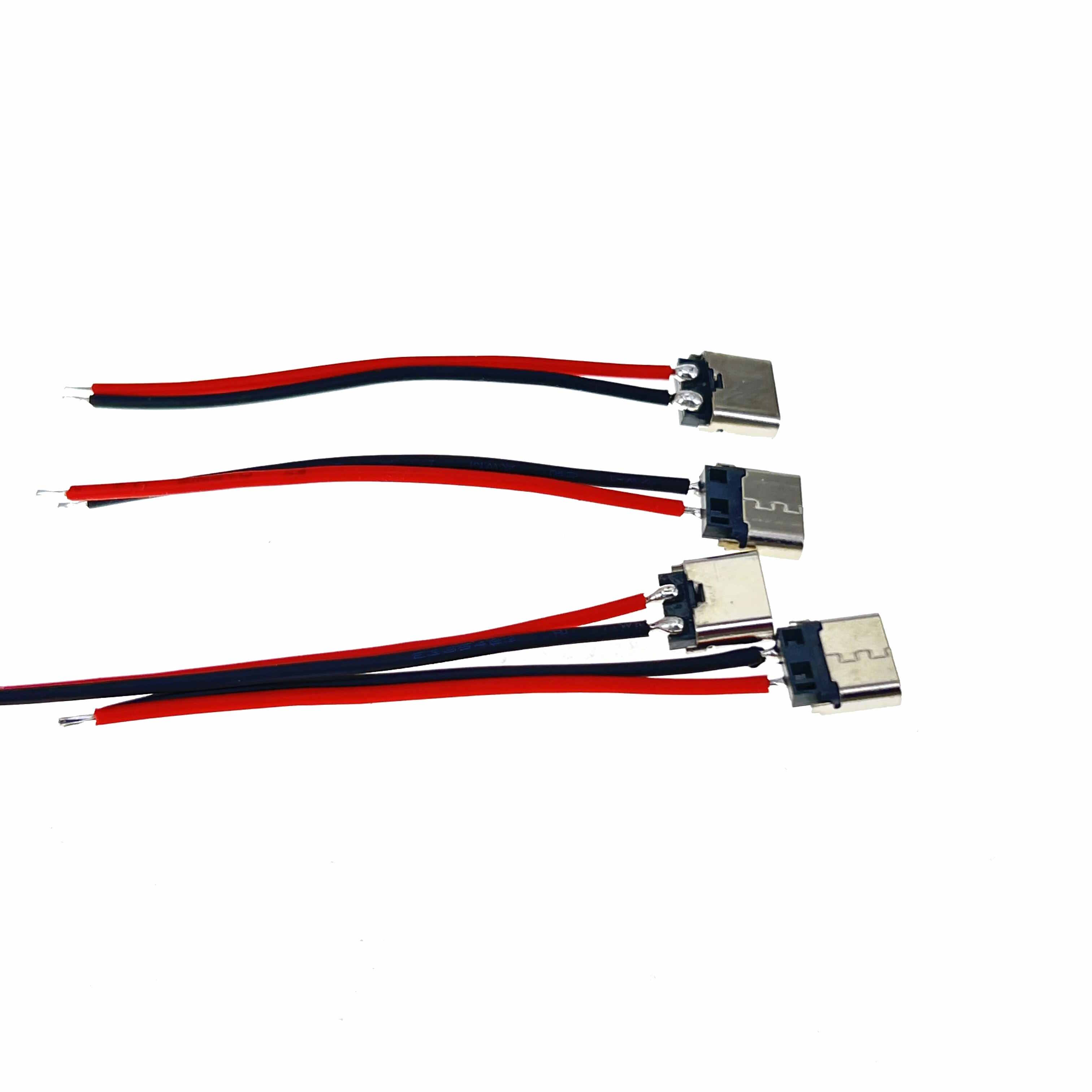 10x connecteurs USB-C femelles 2 broches