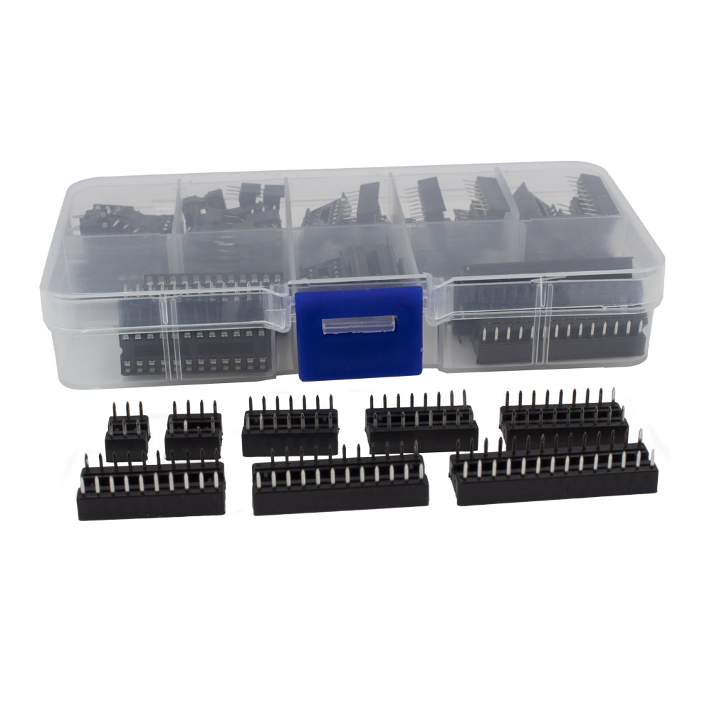 Kit de supports DIP IC 66 pièces DIP6/8/14/16/18/20/24/28