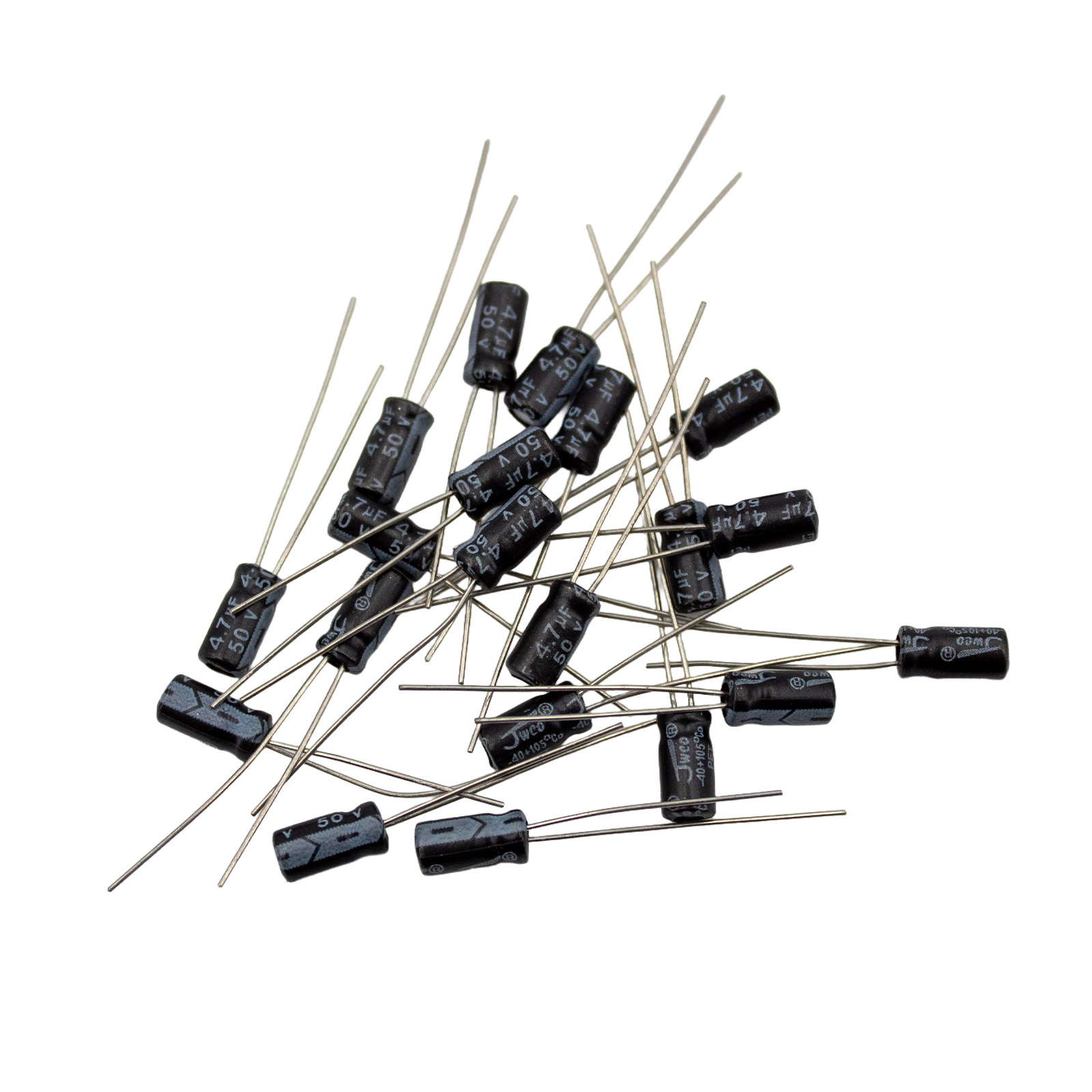 20x condensateur électrolytique 4,7 µF 50V radial 4x7 mm – Image 2
