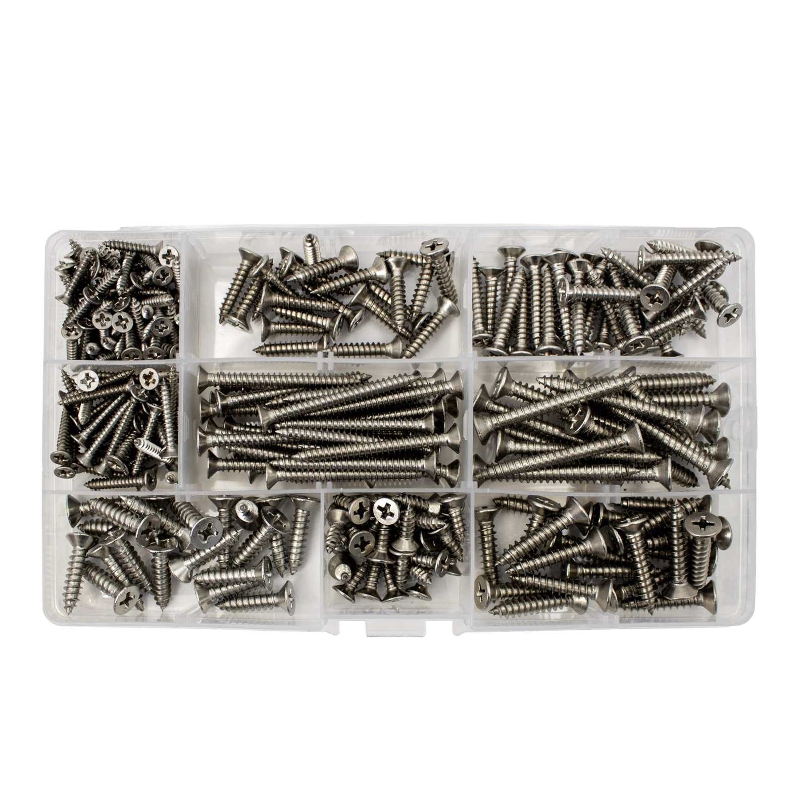 Assortiment de vis à tête fraisée autotaraudeuses 265 pièces M3/M4/M5 – Image 2