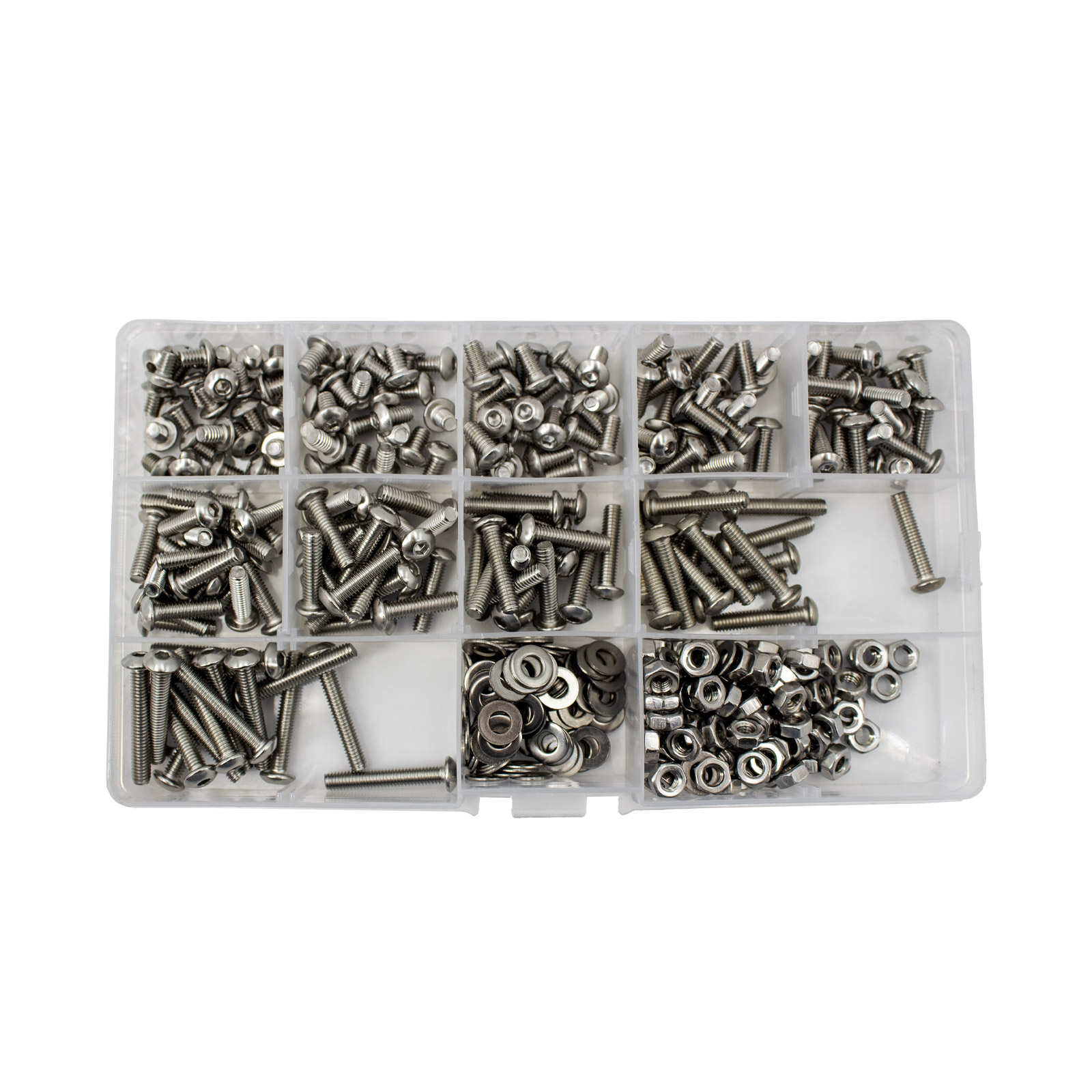 Assortiment de vis à tête lentille hexagonale 400 pièces – Image 2