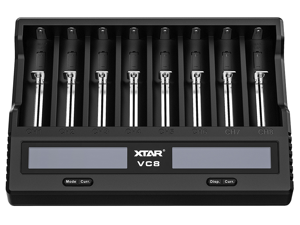 Xtar VC8 - Chargeur pour accumulateurs Li-Ion 3,6V - 3,7V et NiMH 1,2V – Image 5