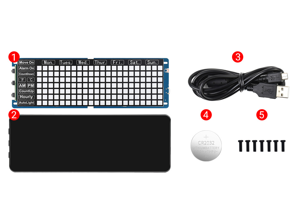 Waveshare Horloge électronique pour Raspberry Pi Pico – Image 11