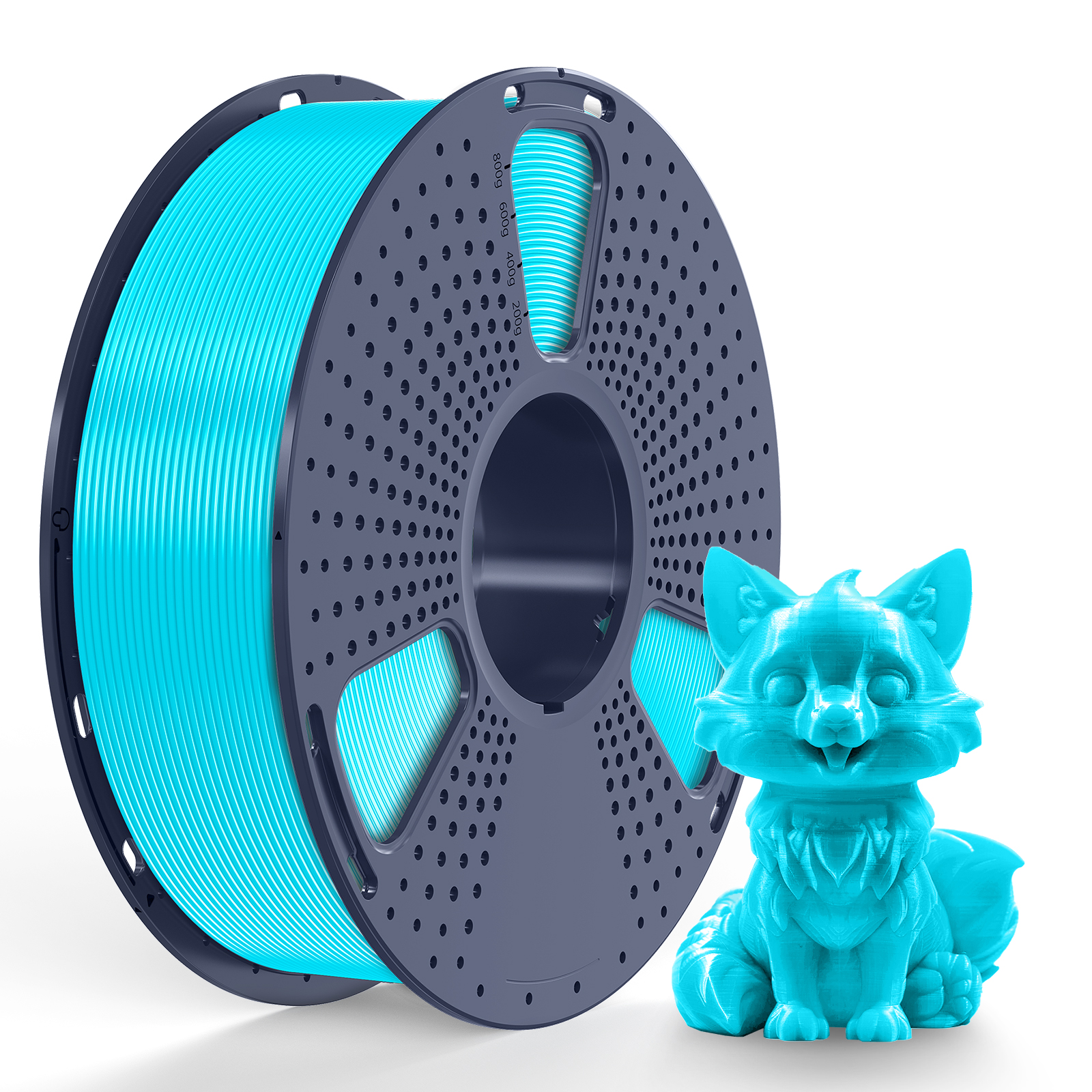 Filament Sunlu PETG Cyan 1,75 mm 1 kg – Image 2