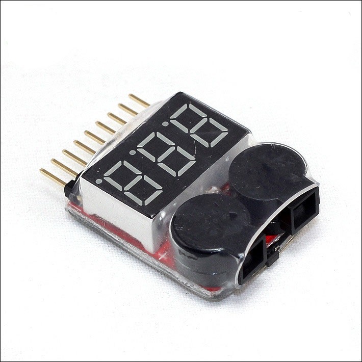 Testeur de batterie LiPo 1-8S avec buzzer et affichage – Image 3