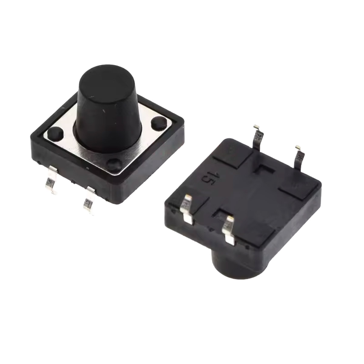 10x Boutons 12x12x10mm Micro-interrupteurs THT 4 broches pour Arduino et Breadboard – Image 2