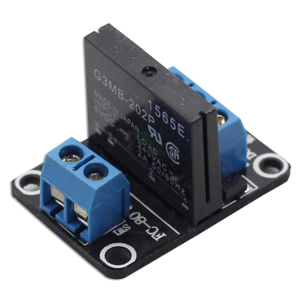 Module relais statique 1 canal 5V/230VAC déclenchement niveau haut
