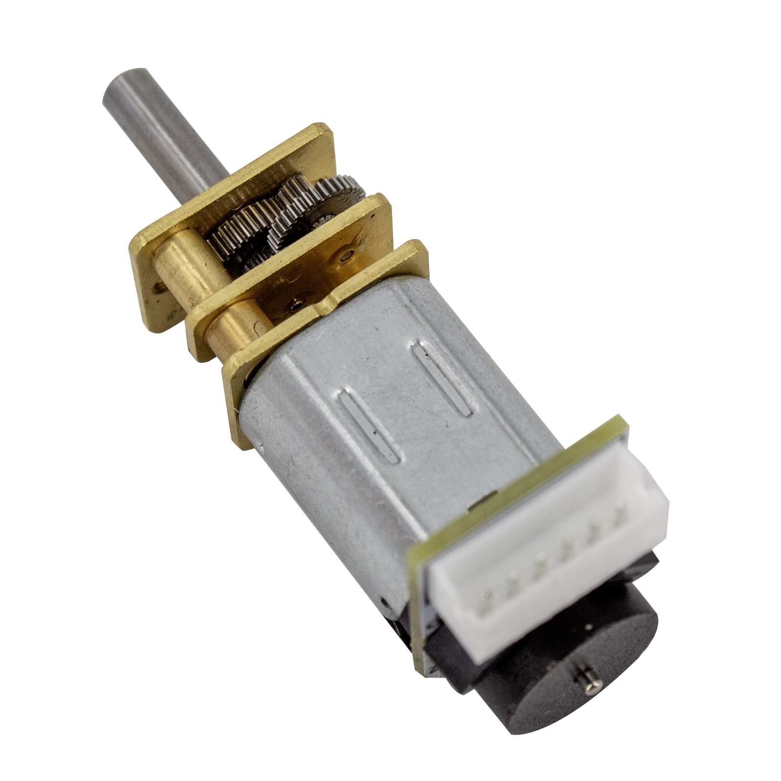 Mini moteur CC à engrenages N20 6V avec capteur à effet Hall et encodeur 250 RPM