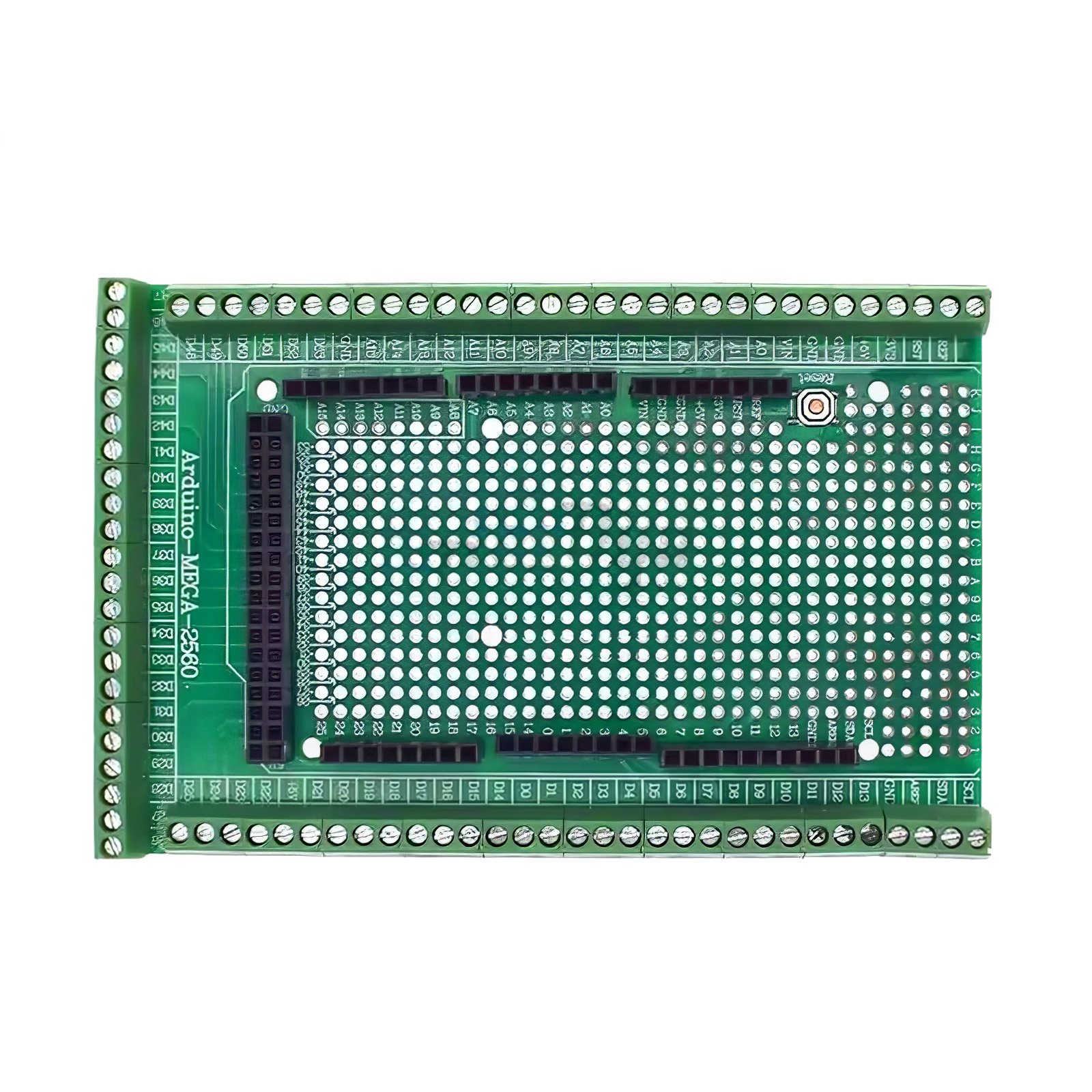 Shield de prototypage avec bornes à vis compatible avec Mega2560 (soudé) – Image 2