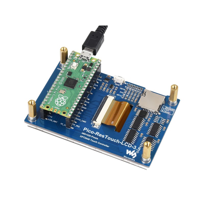 Module d'affichage tactile Waveshare 3.5" pour Raspberry Pi Pico – Image 4