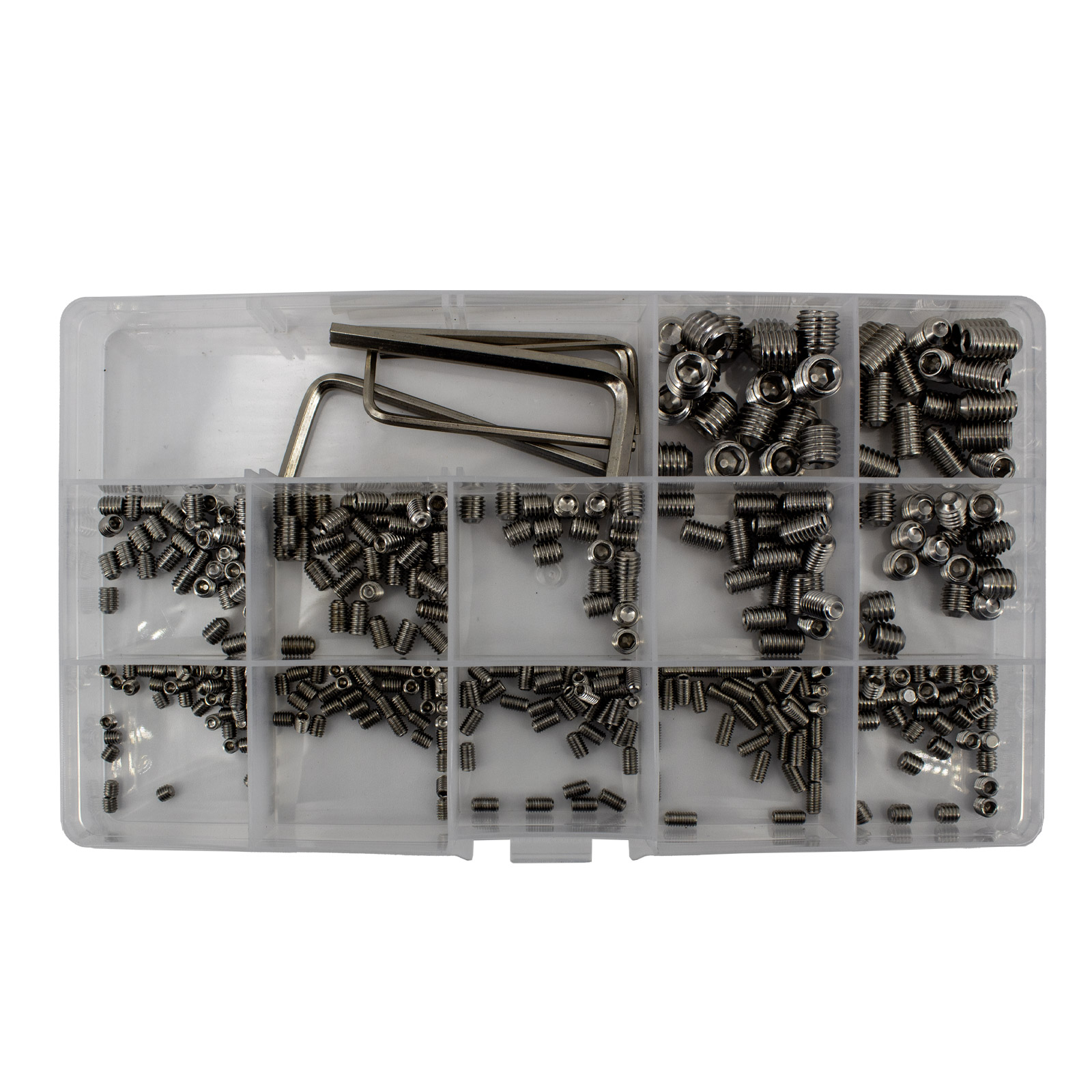 Kit de vis sans tête en acier inoxydable 400 pièces – Image 2