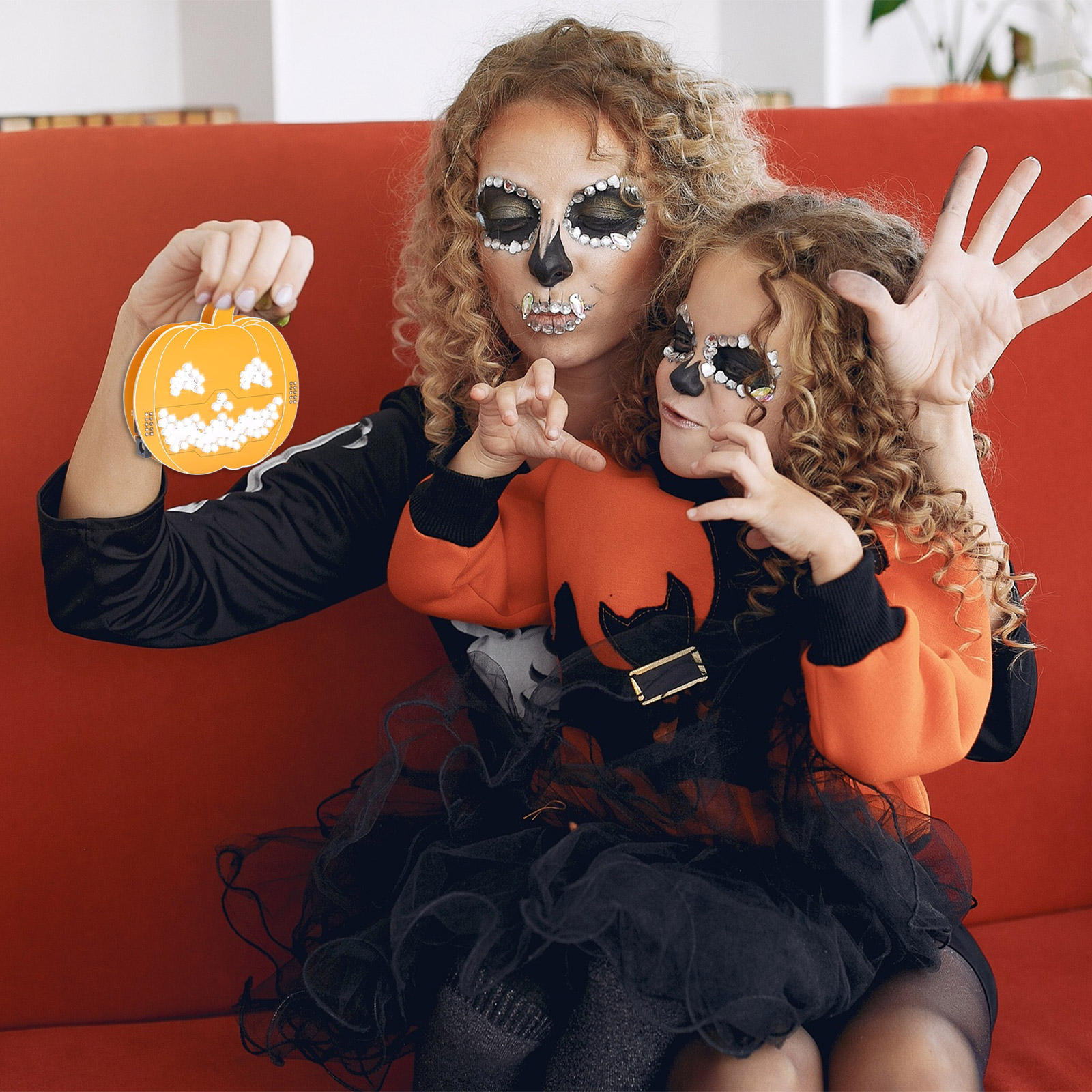 Kit citrouille LED Halloween – carte d'entraînement à souder pour débutants – Image 7