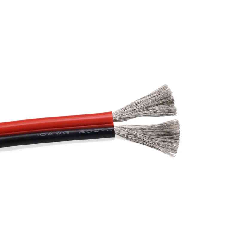 Câble silicone 1 mètre 22 AWG flexible Noir+Rouge – Image 3