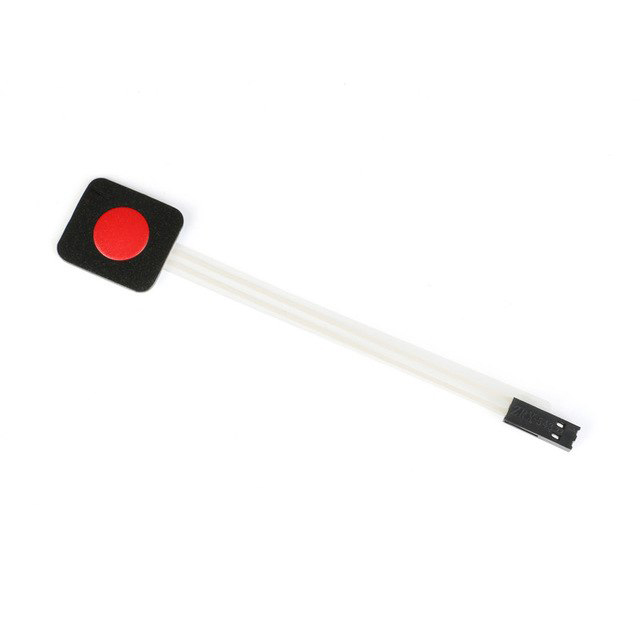 Clavier à membrane 1 touche (rouge)