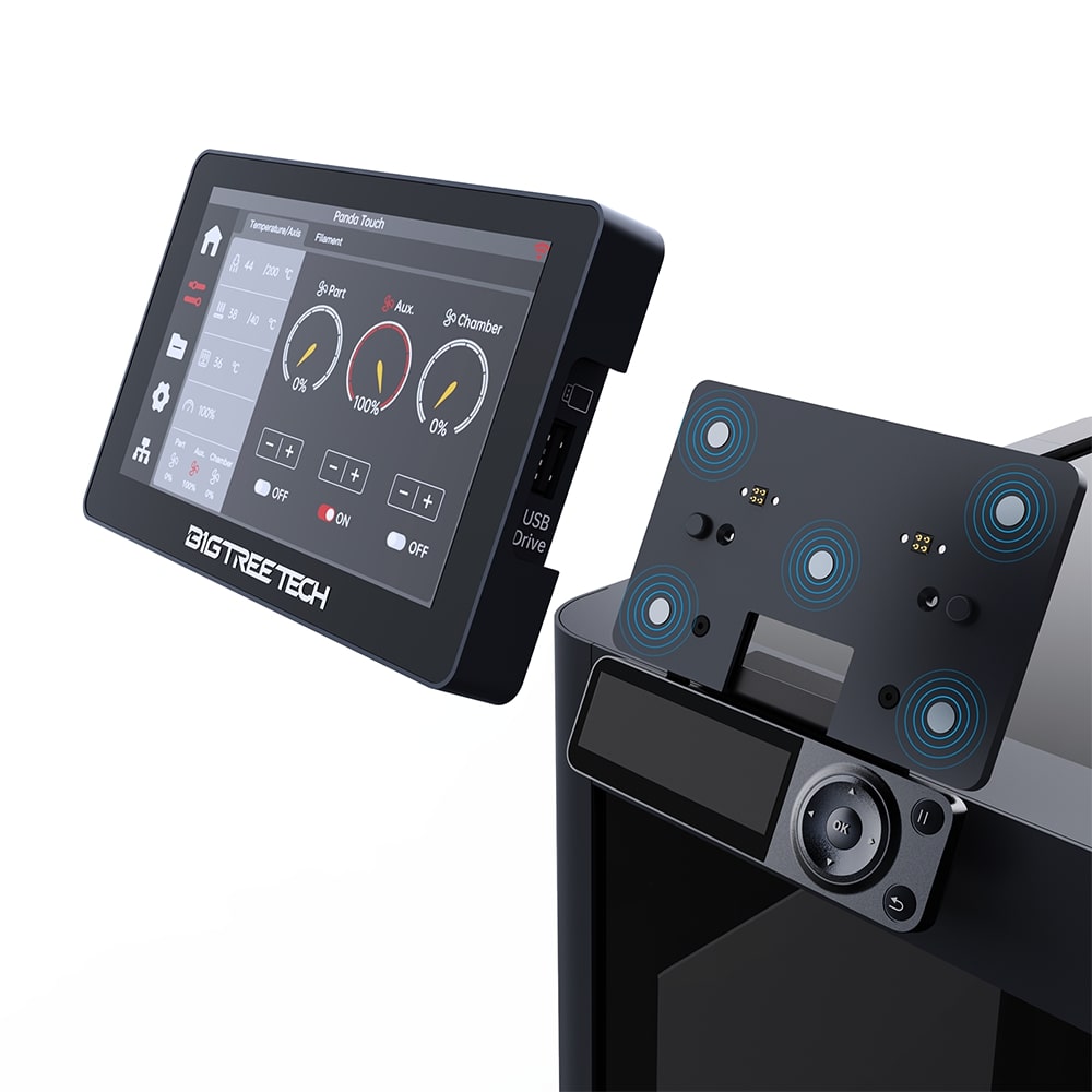 BIGTREETECH Panda Touch V1.1 avec dock USB pour imprimantes 3D Bambu Lab X1, P1 et A1