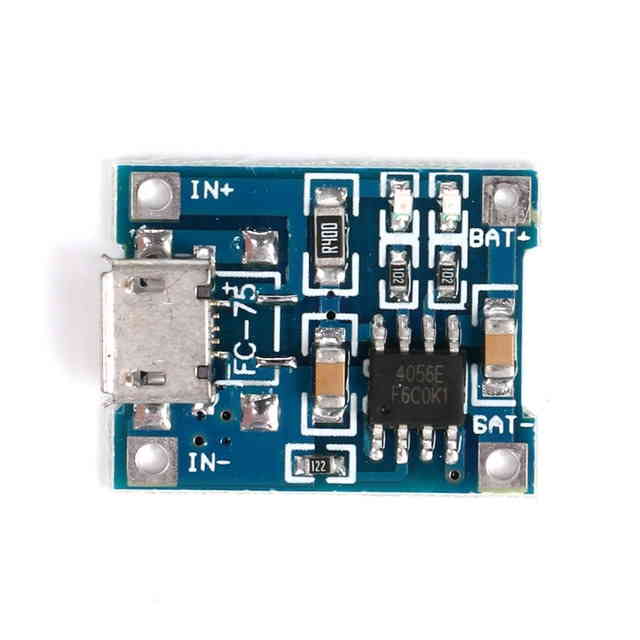 Module de charge solaire TP4056 pour batterie Lithium Lipo Lion Arduino Micro USB