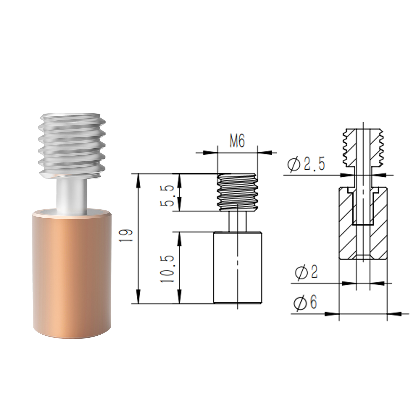 Ender-3 S1 Hotend Hightemp 300°C Upgraded – Image 3