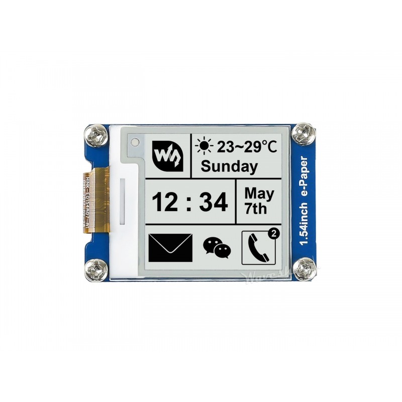 Module d'affichage e-Paper Waveshare 200x200 1,54"