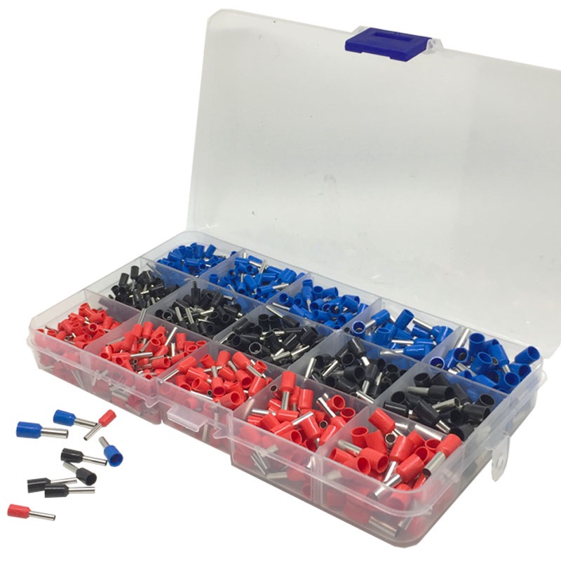 Kit de cosses à sertir 3 couleurs 1065 pièces
