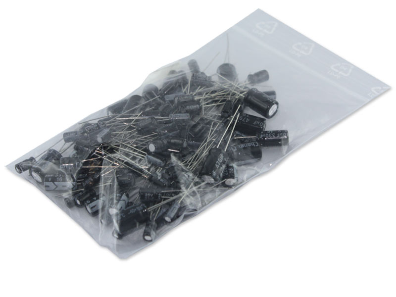 Kit de 120 condensateurs électrolytiques avec 12 valeurs, 10 pièces chacune – Image 2
