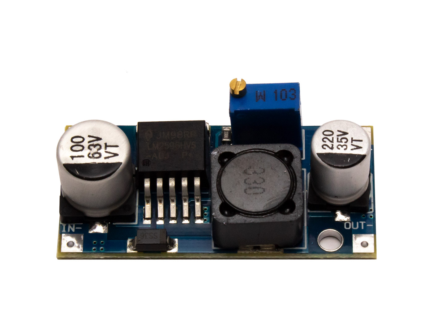 Module convertisseur de tension Step-Down DC-DC 4-50V 3A LM2596HVS LM2596HV