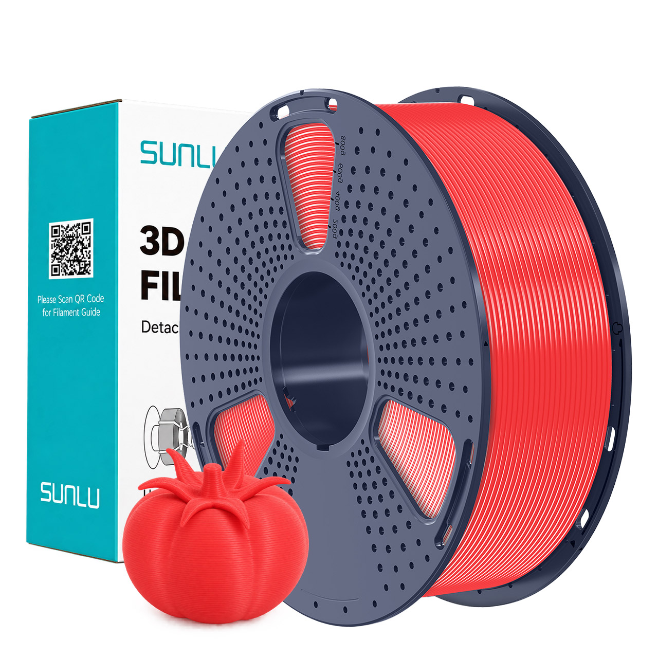 Filament PLA Sunlu Cherry Red (Macaron) 1,75 mm 1 kg