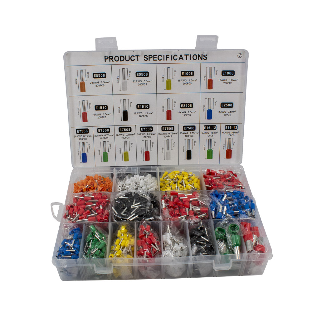 Kit de cosses à sertir 2120 pièces 16 tailles 0,5 mm²-16 mm² – Image 3