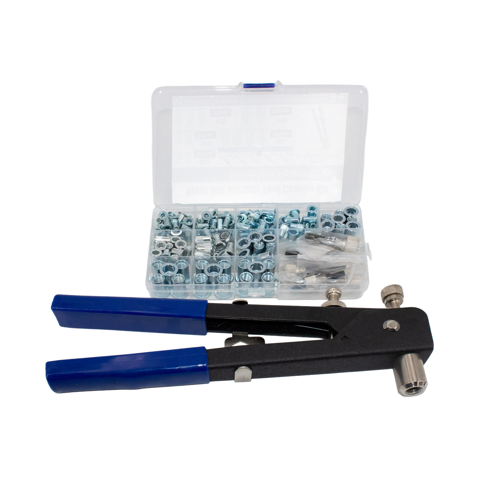 Kit d'écrous à sertir 180 pièces M3/M4/M5/M6/M8 avec pince à écrous à sertir