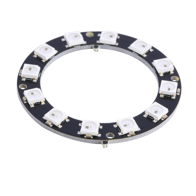 Anneau LED RGB 12 bits WS2812 5V similaire Neopixel
