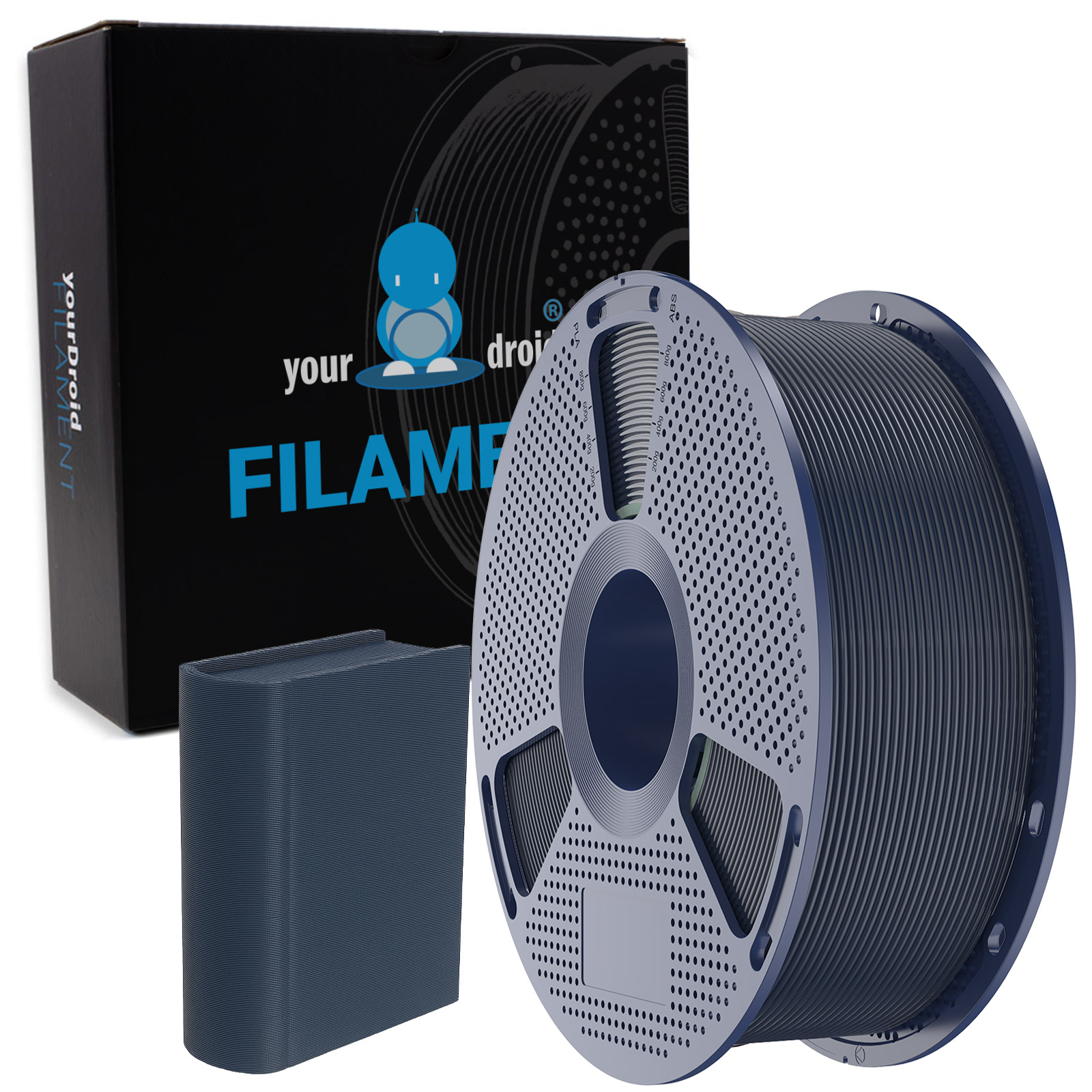 Filament yourDroid PLA Bleu nuit 1,75 mm 1 kg