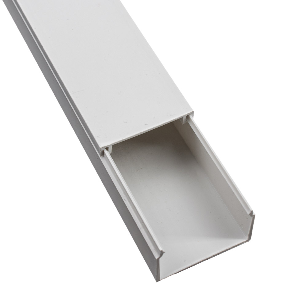1m yourDroid gaine de câbles - 40x25 mm blanc - autocollante