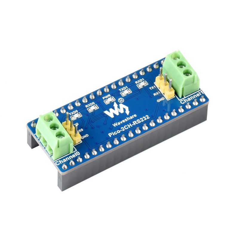 Module Waveshare 2 canaux UART RS232 pour Raspberry Pi Pico