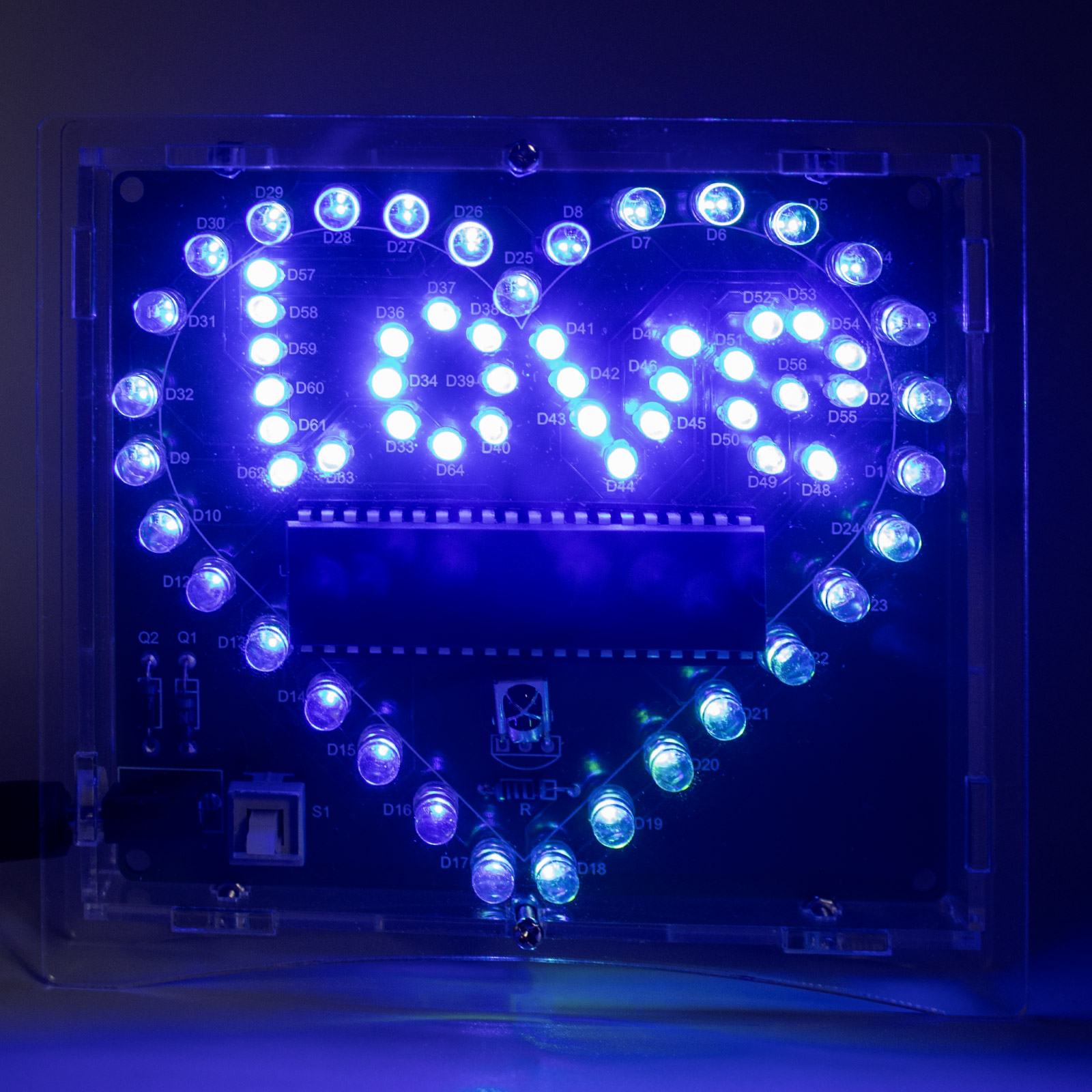 Kit Love LED Cœur à souder avec boîtier – Image 4