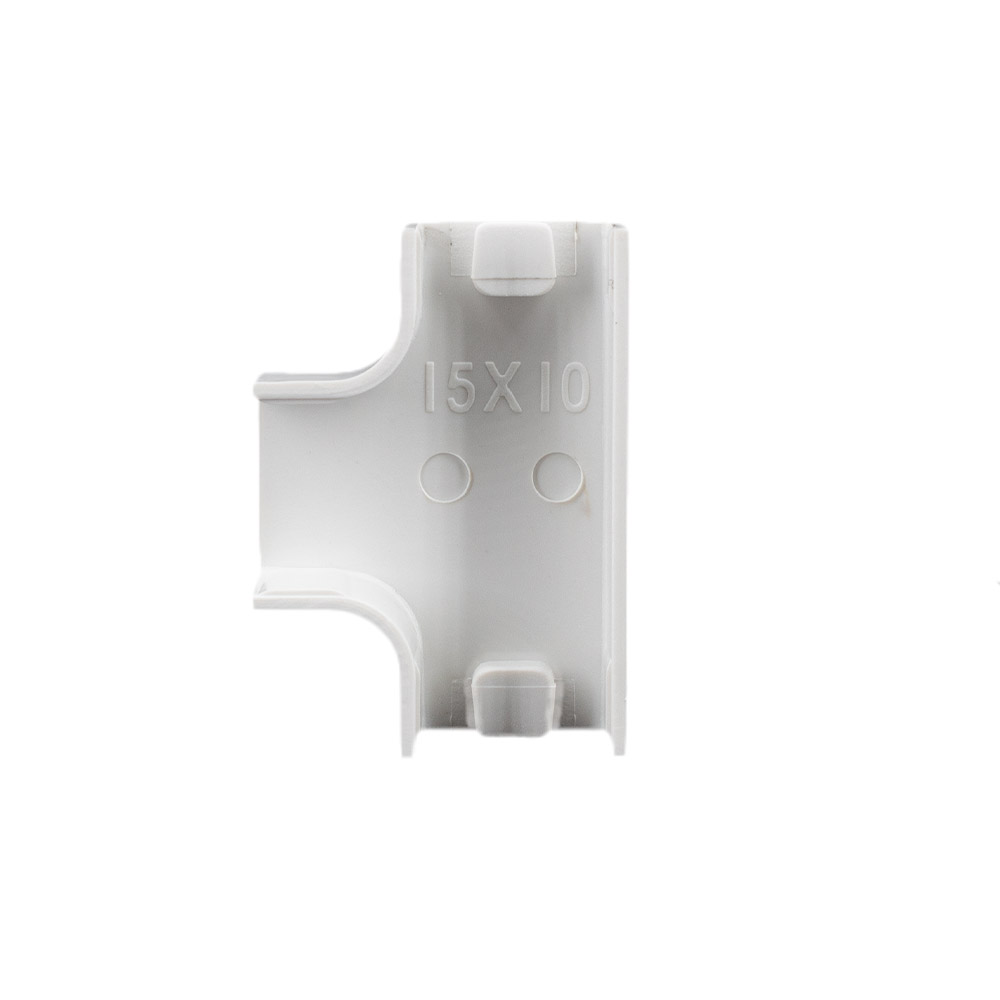 10x yourDroid pièce en T pour gaine de câbles 15x10 blanc