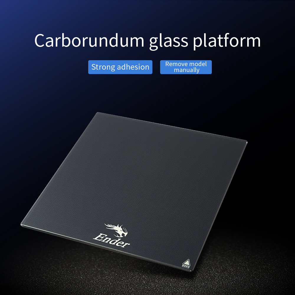 Plaque en verre trempé avec revêtement Creality Ender-6 290x290x4mm – Image 3