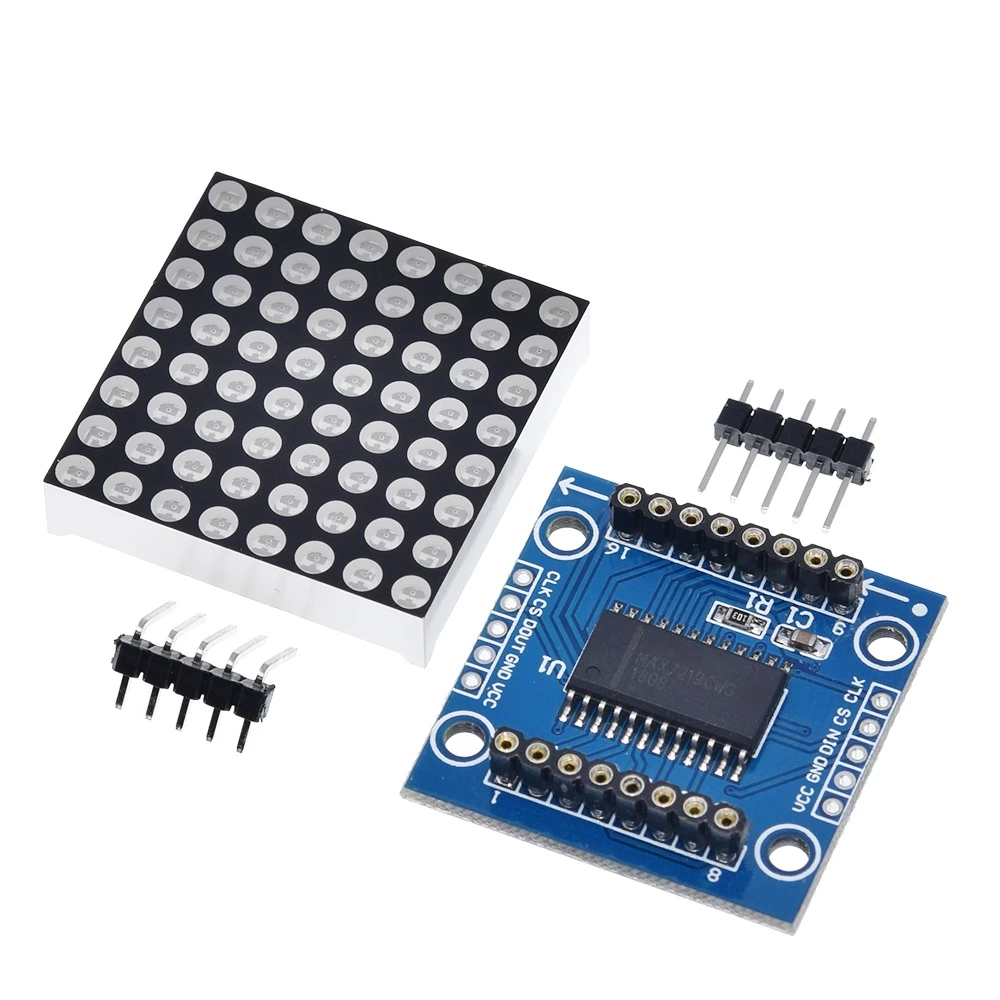 Module matrice LED Max7219 8x8 rouge – Image 3
