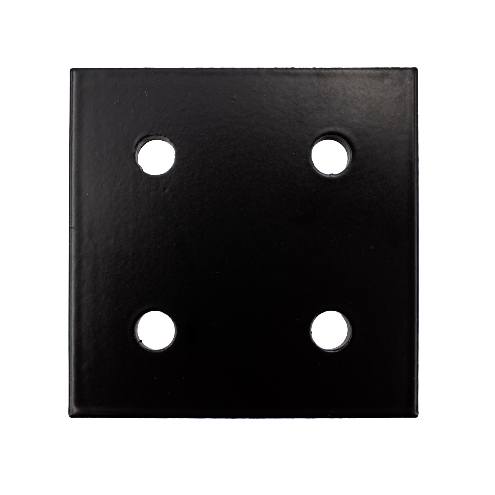 Plaque de montage 2040-4 pour profilés aluminium Noir