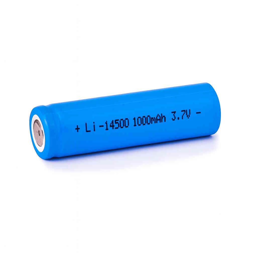 Accu lithium-ion 14500A2 1000mAh 3,6V–3,7V Flat Top (sans circuit de protection)