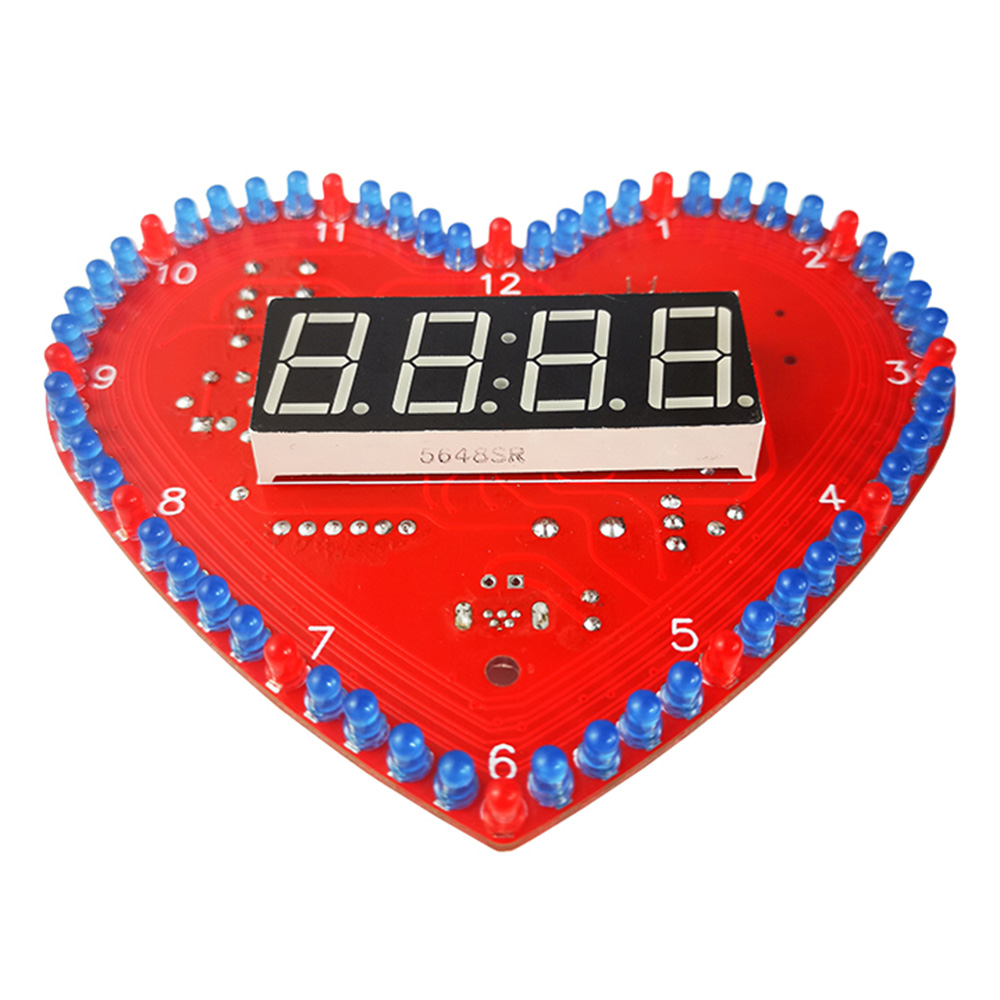 Kit Horloge LED en forme de cœur – Image 4
