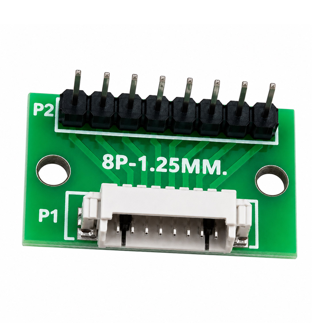 Carte adaptatrice JST 1,25 mm vers 2,54 mm 8 broches